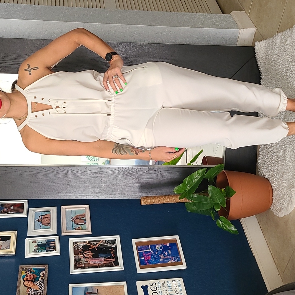 White Jumpsuit